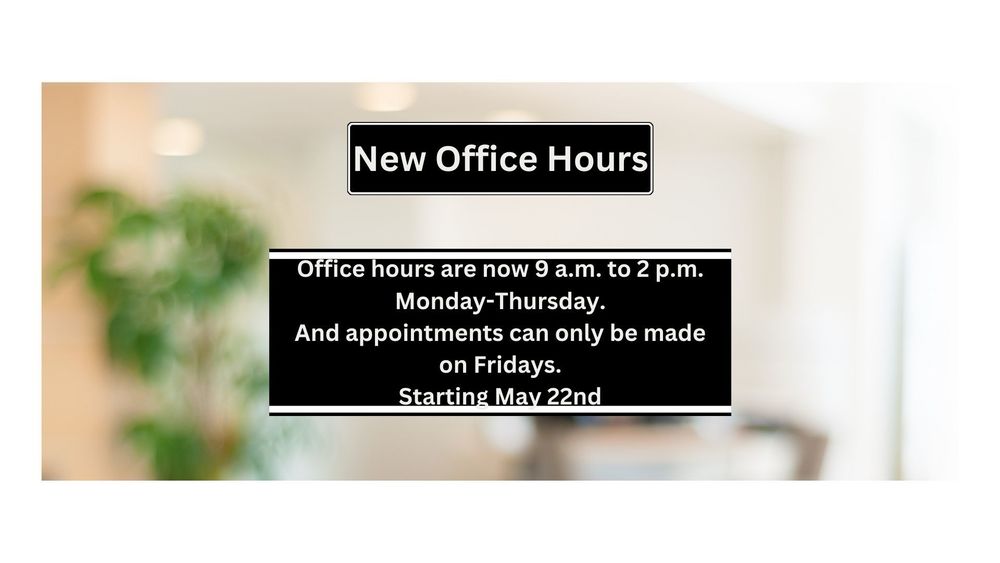 Office Summer Hours